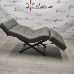 Анатомічна кушетка Tertio 2 Black для лешмейкерів та бровістів