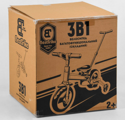 Дитячий велосипед-трансформер 4 в 1 Best Trike зі знімними педалями