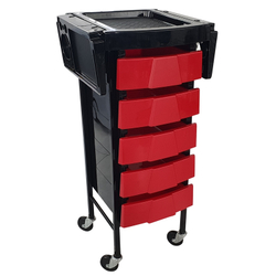 Парикмахерская тележка Pomocnik DUO Red