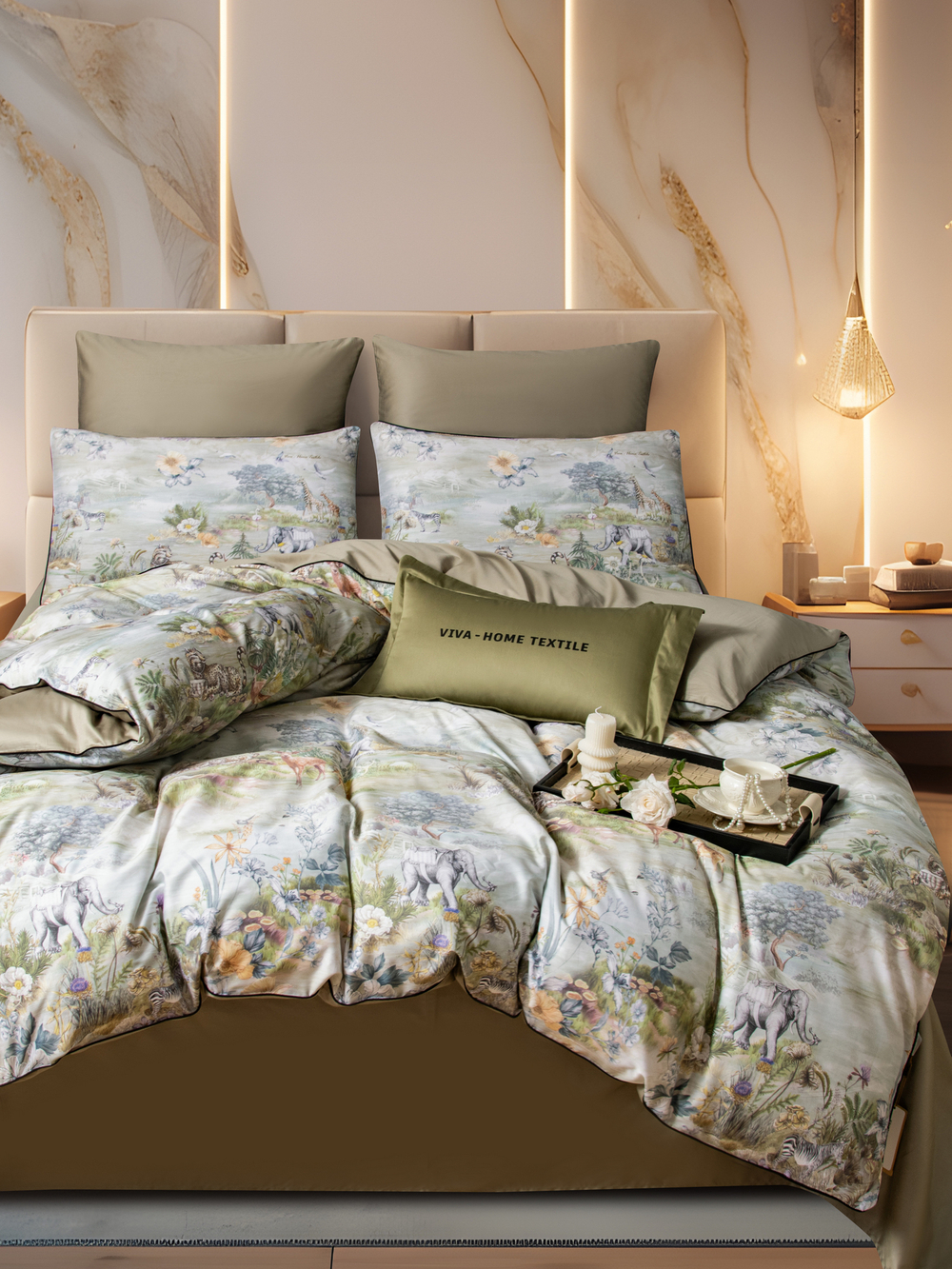 Комплект постельного белья Сатин Премиум CPA055