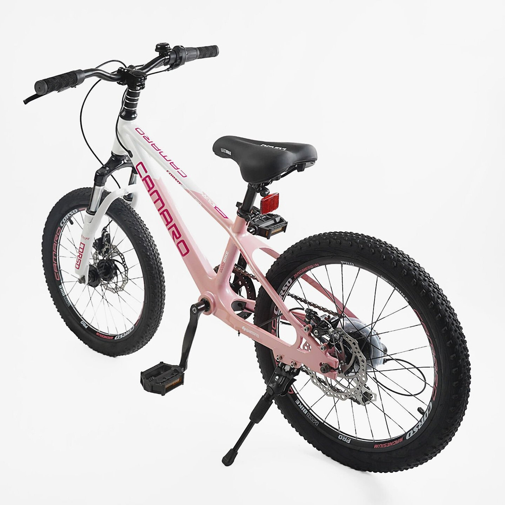 Детский спортивный велосипед 20 дюймов Corso Camaro магниевый, оборудование Shimano
