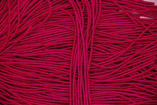 Фигурная канитель "Бамбук"  маджента 2,1мм