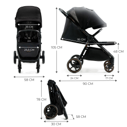 Прогулянкова коляска Kinderkraft Mitzy