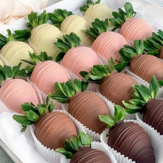 Полуниця у шоколаді МІКС НІЖНІСТЬ