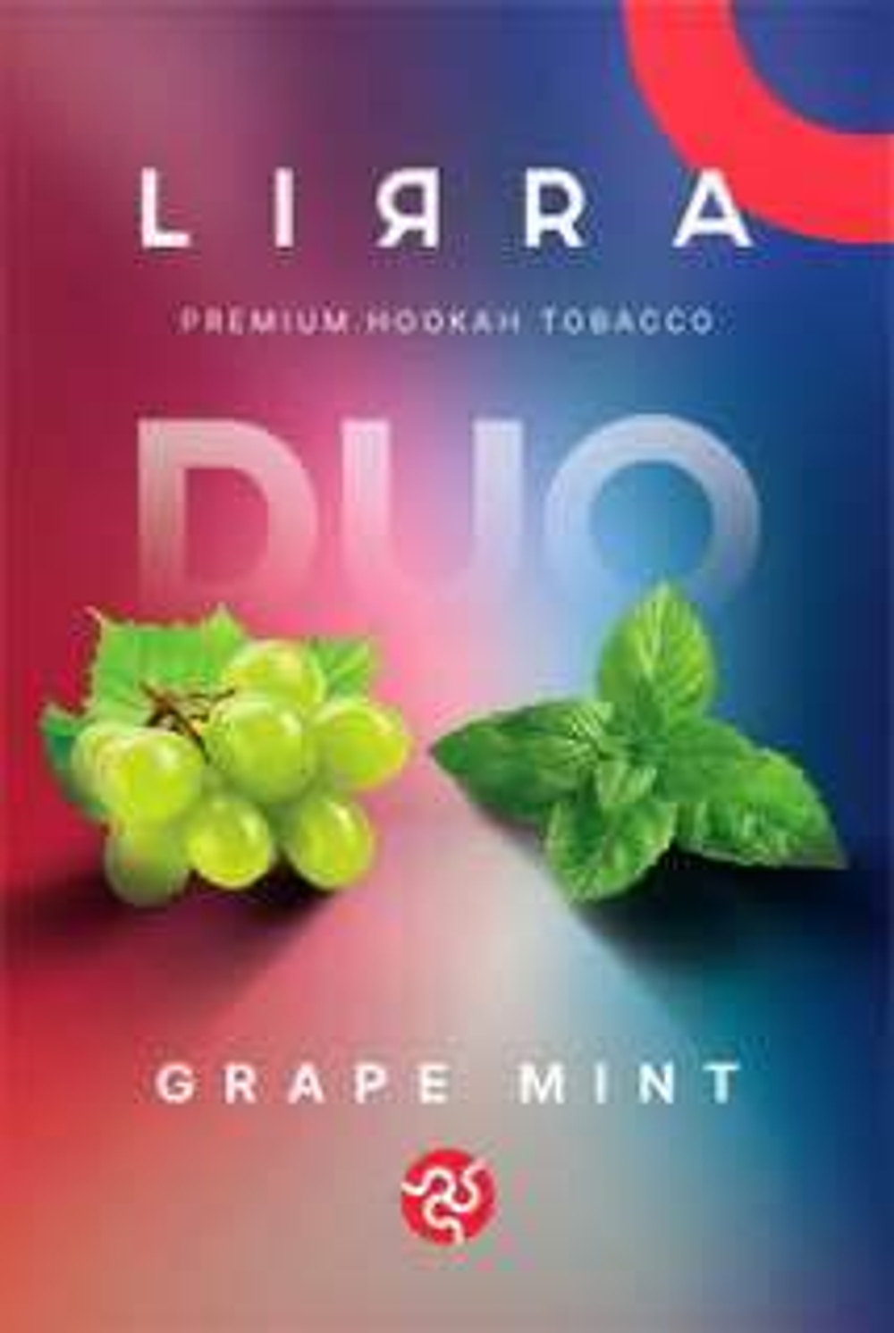 Табак Lirra Grape Mint (Лира Виноград Мята) для кальяна купить по лучшей цене с быстрой доставкой