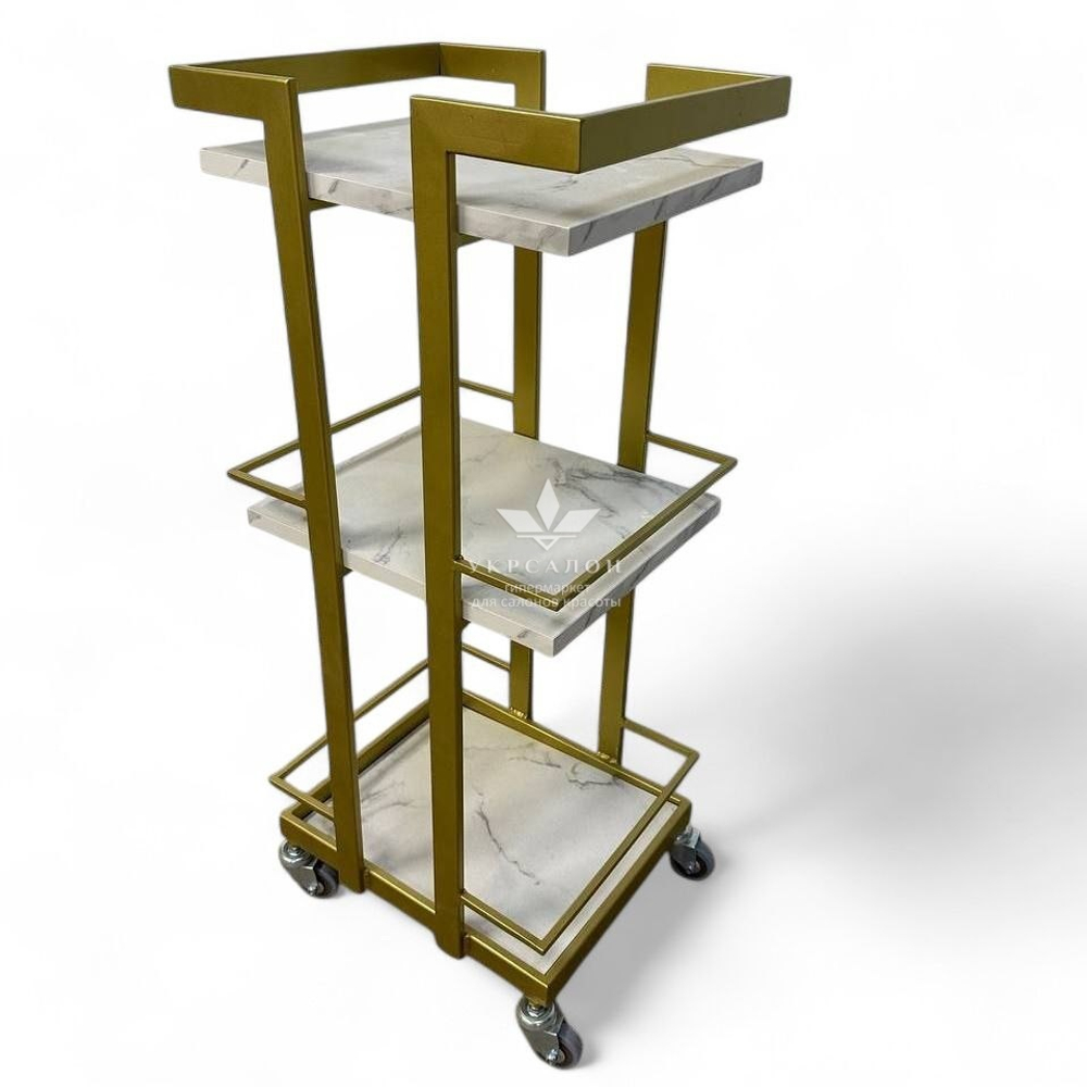 Косметологічний візок Mark 07 Gold ДСП