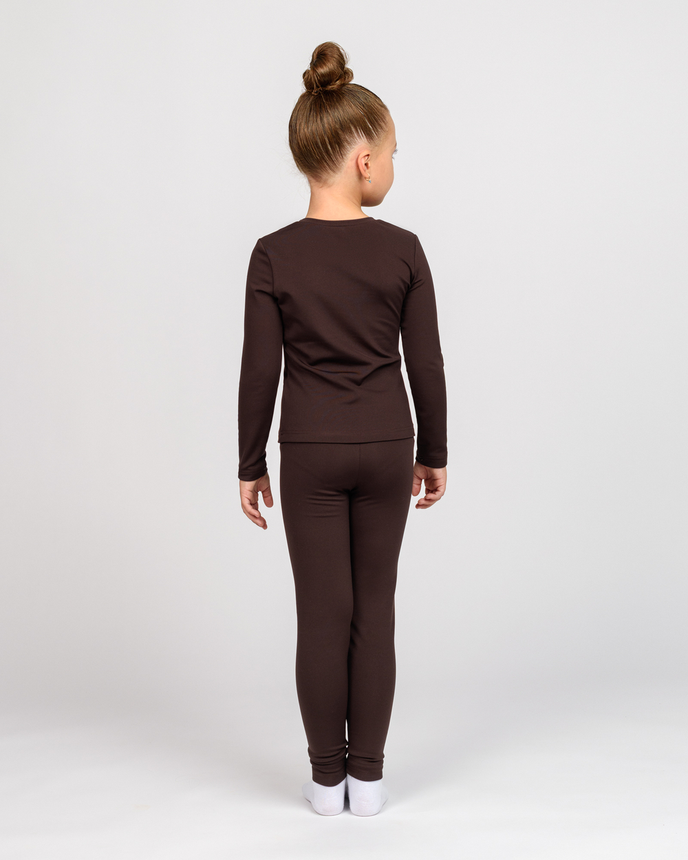 Термобілизна для дівчинки коричневого кольору (арт. 5722400305)