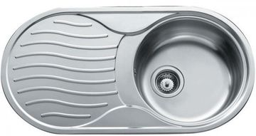 Кухонна мийка TEKA DR 80 1B 1D полірована 10110007