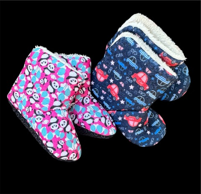 Пінетки-чобітки, фліс, штучне хутро ТМ "Kindo"