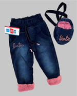 Джинси “Барбі”, джинс на махрі ТМ "Kidea"