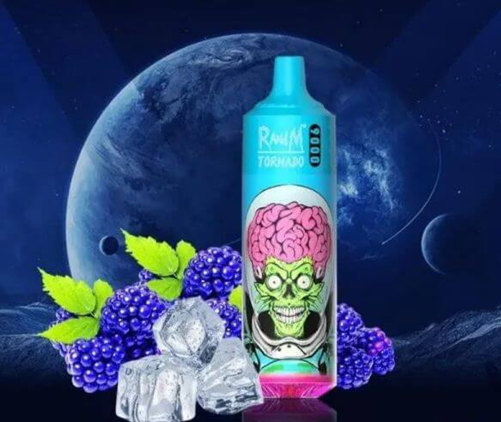 RandM Tornado 9000 Blue Razz Ice 5% nic