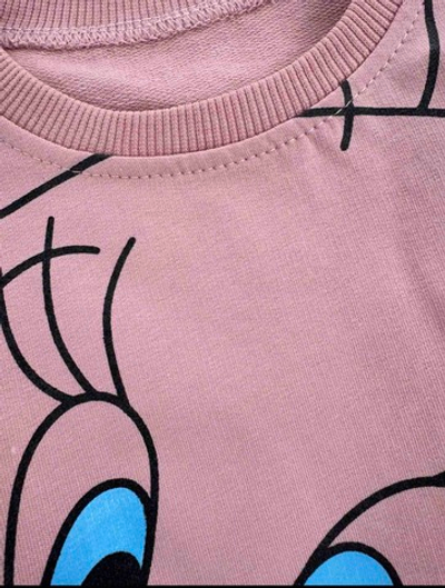 Дитячий костюм для дівчинки "Lovely": світшот + штани, двунитка, ТМ Murat Baby