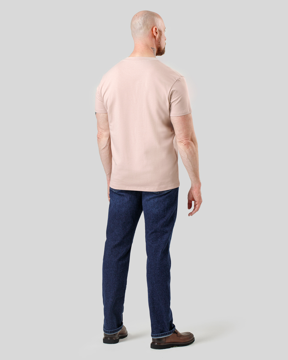 Футболка чоловіча пудрового кольору (арт. 7462300606)