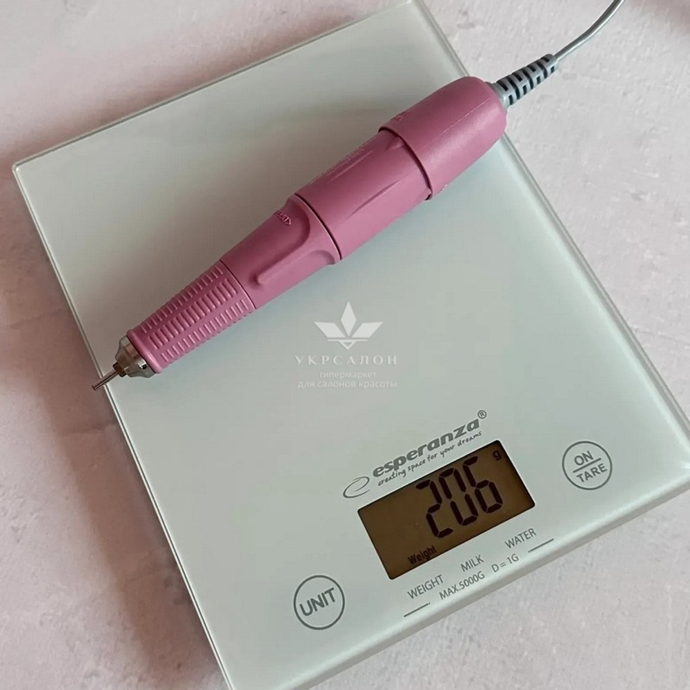 Фрезер для манікюру та педикюру Saeshin Brillian B350D/H350, ручка рожева