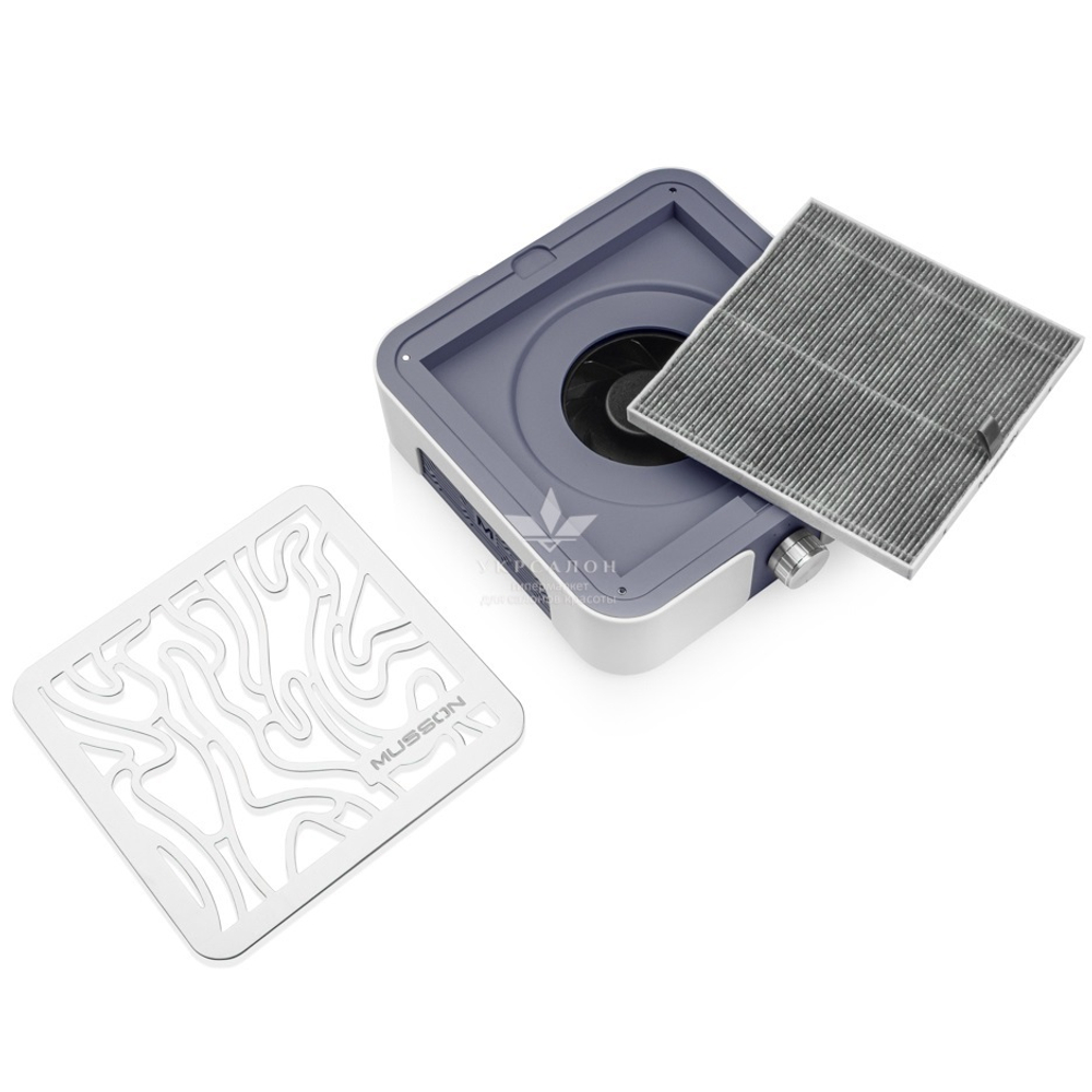 Витяжка Musson X2 Graphite з НЕРА-фільтром 72W для манікюру та педикюру