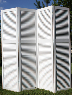 Ширма жалюзі біла