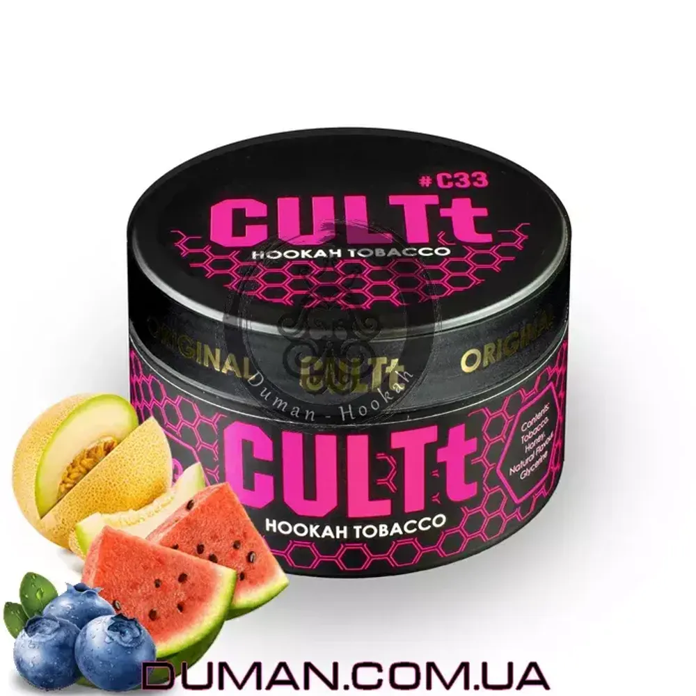 CULTt C33 Watermelon Melon Blueberry Ice (Культ Арбуз Дыня Черника Лед) | На вес