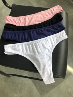 Стрінги в широкий рубчик