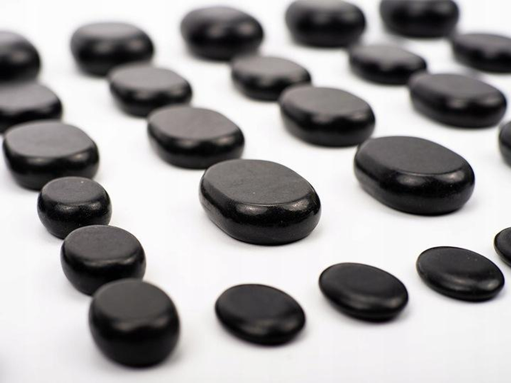 Набір 36 базальтових масажних каменів з нагрівачем 6 л