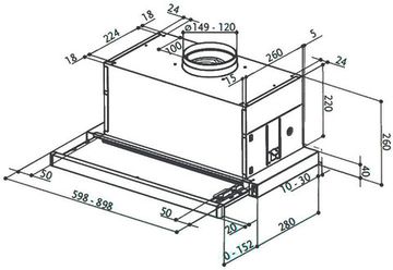 Витяжка FABER MAXIMA EV8 LED AM/X A90 FB EXP
