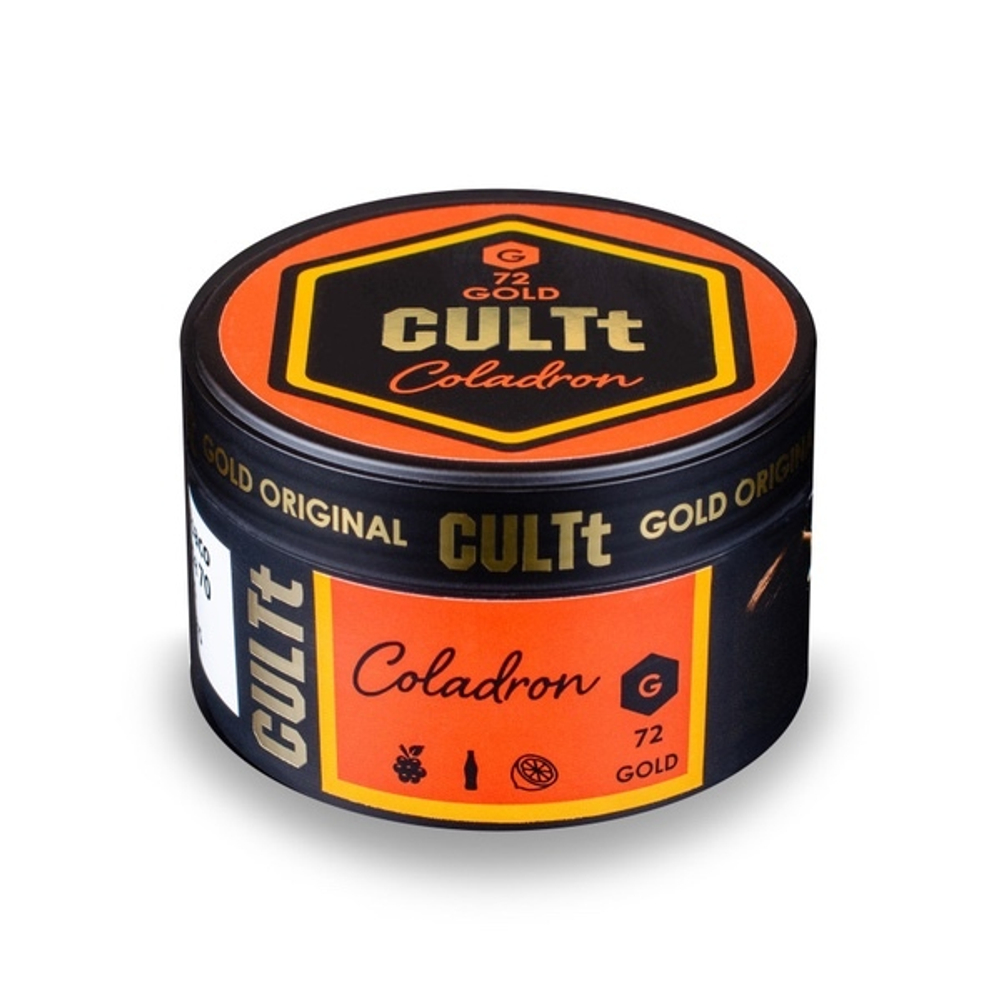 Табак CULTt Gold G72 Coladron (Культ Бузина Кола Лимон) 100г