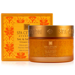 Кремовий пілінг для делікатного очищення обличчя Шореа та Шафран 100 г, SPA Ceylon