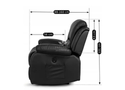 Педикюрное массажное кресло реклайнер Tony с электроприводом