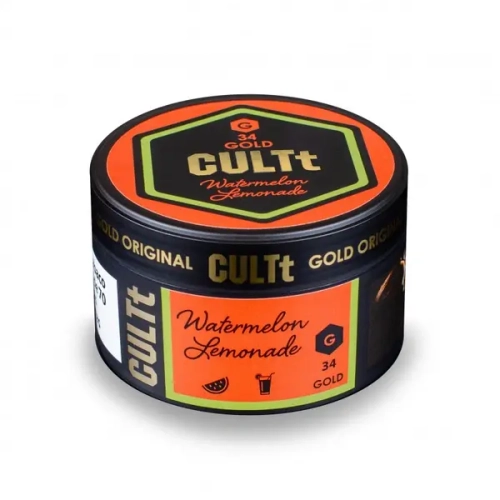 Тютюн CULTt Gold G34 Watermelon Lemonade (Культ Кавуновый Лимонад) 100г