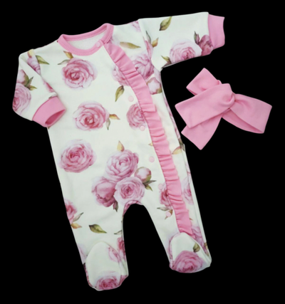 Ромпер з повязкою, трьохнитка петля ТМ "ALL" (62-68 см)