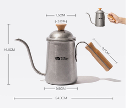 Чайник с длинным носом походный