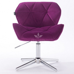 Стільчик клієнта Paris velor cross