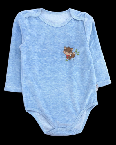 Боді з довгим рукавом, велюр "Kujju"