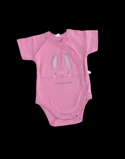 Боді-футболка "Mom loves me", мустанг (трикотаж рубчик) ТМ "Sweet Mario" (56 см)