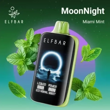 Elf Bar Moon Night 40000 - Miami Mint 5%