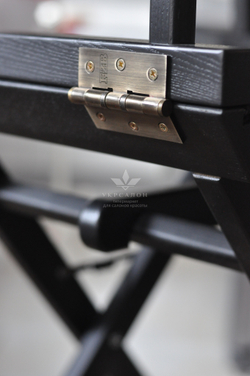 Складной стул для визажа Apolo 5 black