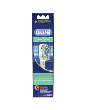 Насадки для зубної електрощітки Oral-B EB417 Dual Clean 3 шт