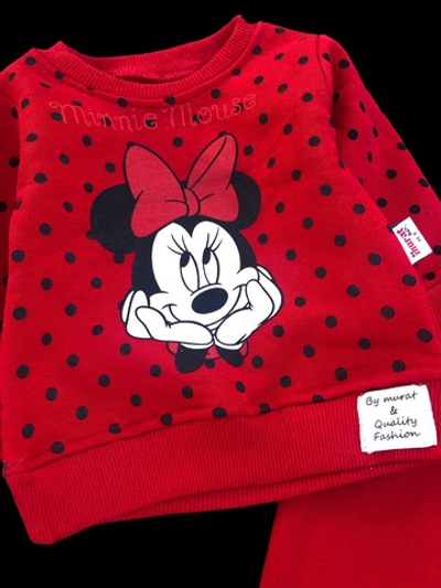 Костюм 2в1: світшот, штани "Minnie Mouse", трьохнитка з начосом ТМ "Murat Baby" (74 см)