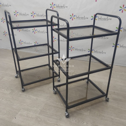 Косметологическая тележка Tertio Black