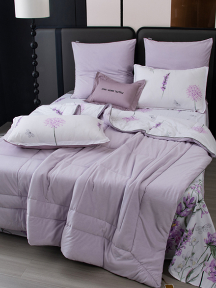 Комплект постельного белья Сатин Velouria Luxe с Одеялом VL019