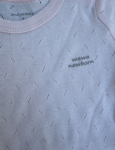 Боді-футболка, рібана ажур, ТМ "Andy Wawa"