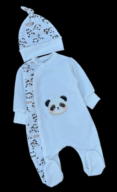 Чоловічок із шапочкою "Пандочка", футер ТМ "Happy ТОТ"