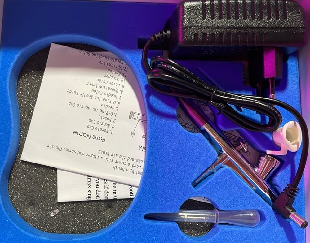 Компрессор з аерографом 0,3 мм Fengda Royalmax TC-12K