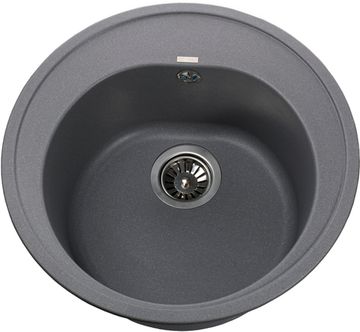 Кухонна мийка GLOBUS LUX Martin 510 сірий металік (000021072)