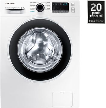 Пральна машина вузька SAMSUNG WW62J42E0HW/UA