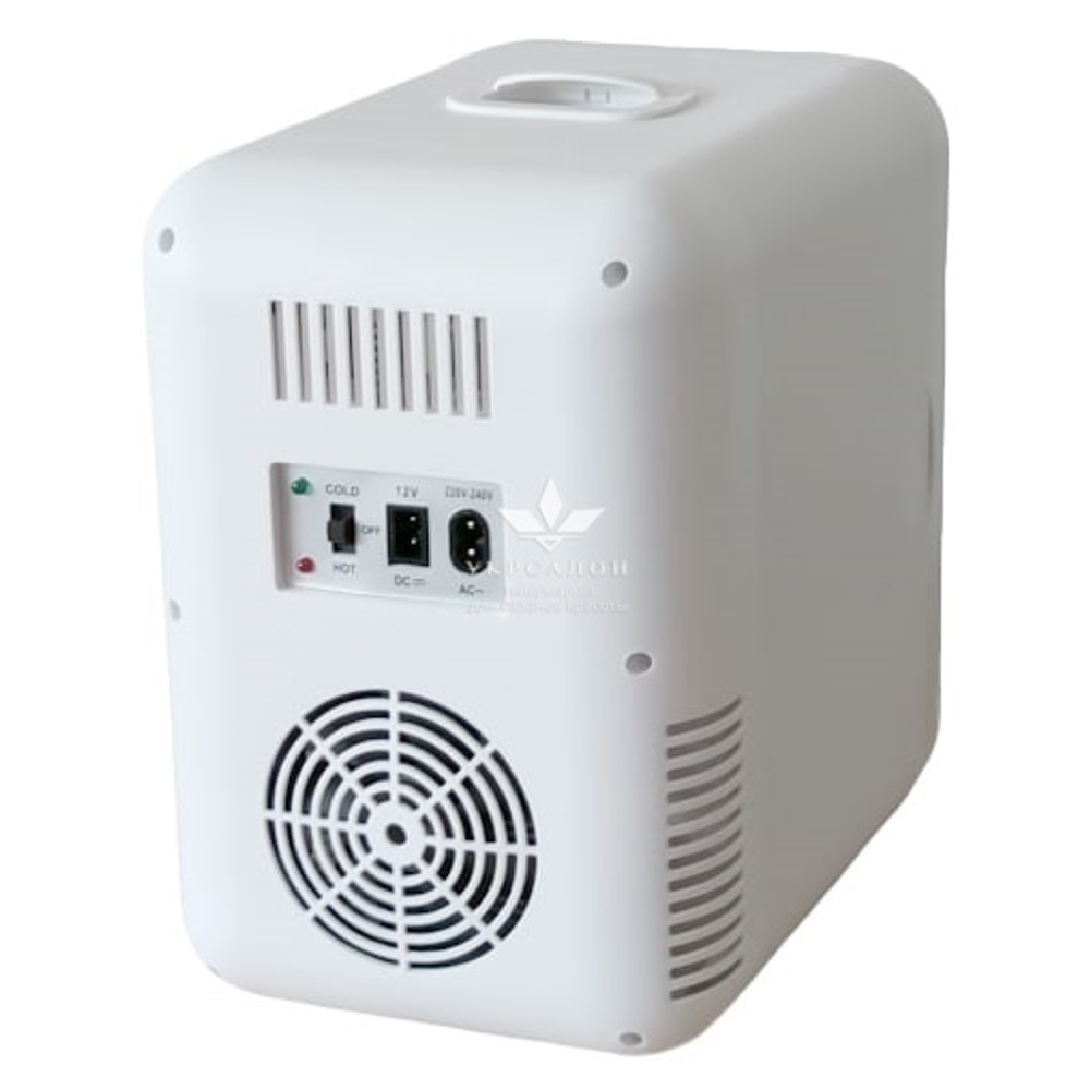 Мини холодильник для косметики, зеркальный, 2 в 1 "Охлаждение + Нагрев", 6л