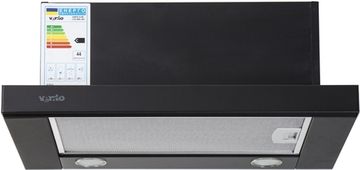 Витяжка VENTOLUX GARDA 50 BK (750) SMD LED