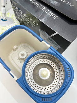 Швабра с отжимом (с запасной тряпкой)