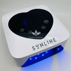 Лампа для манікюру із акумулятором LED+UV Sunline heart X40