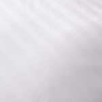 Простыня Страйп Сатин Однотонный Отель белый 100% хлопок 3x3 R3CTH037220230