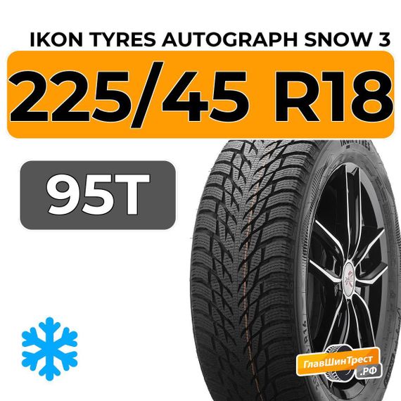 Ikon Tyres Autograph Snow 3 SUV 225/45 R18 95T XL